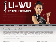 Tablet Screenshot of liwu.cz